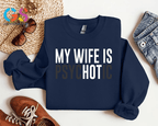 Sweatshirt „Meine Frau ist psychotisch“, lustiges Geschenk für Ehemänner, humorvoller Herrenpullover, Jahrestagsgeschenk für ihn, Valentinstags-Hoodie 