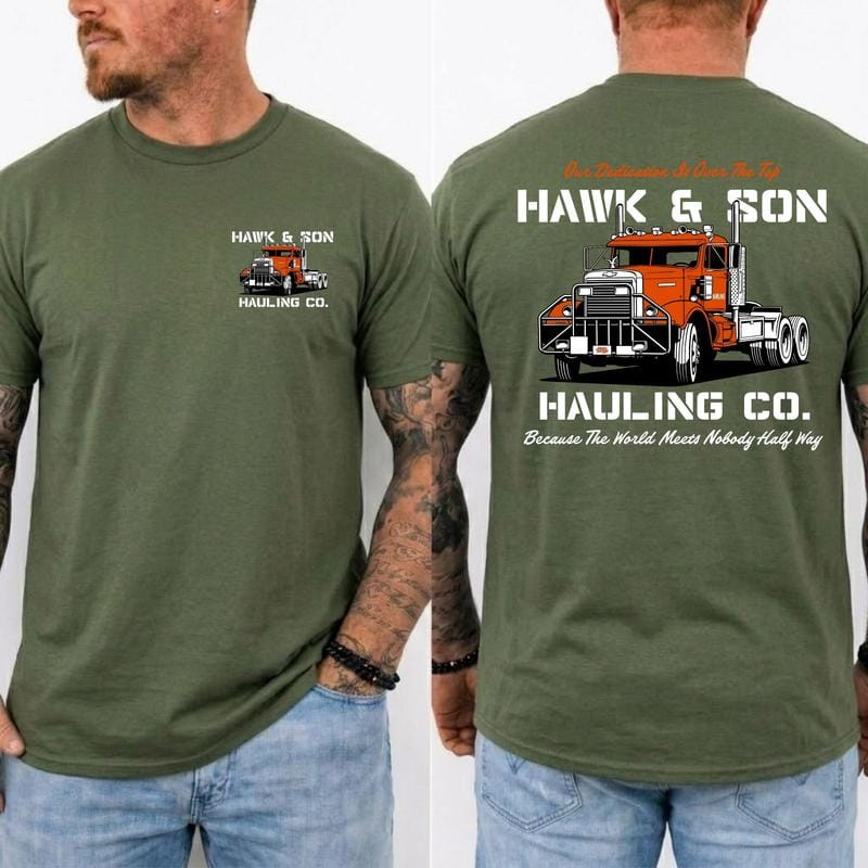 Over The Top Trucker Shirt Vintage Arm Wrestling Movie 80s Graphic Tee MADE IN USA