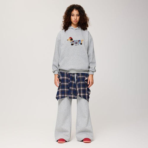 Aelfric Eden Cartoon Dog Hoodie Couple Hooded Sweatshirt Long Sleeve Pullover Oversized Hoodies 2025 Outfits