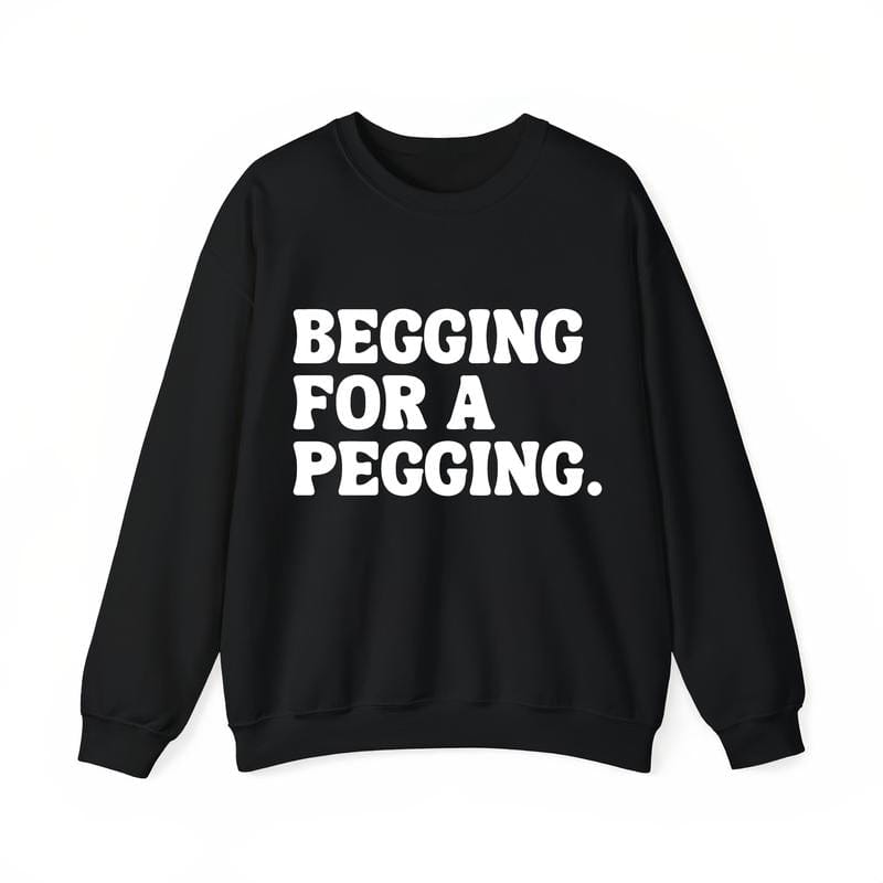 Betteln um einen Analverkehr – Lustiges T-Shirt mit Buchstabenprint – Frühling/Sommer – Weiche Baumwolle – Oversized-Schnitt – Lässiges Streetwear-Shirt – Unisex 
