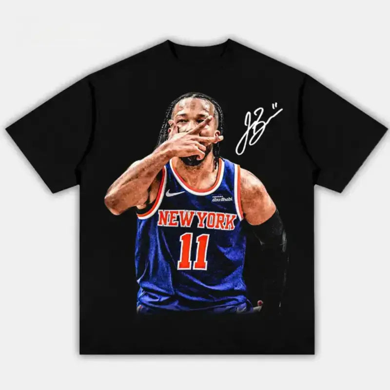[Collection] Jalen Brunson "Brunson Burner" Graphic T-Shirt for Knicks Nation, Basketball Fans Apparel, Vintage Streetwear Tee, Unisex Fan Gift for Men & Women