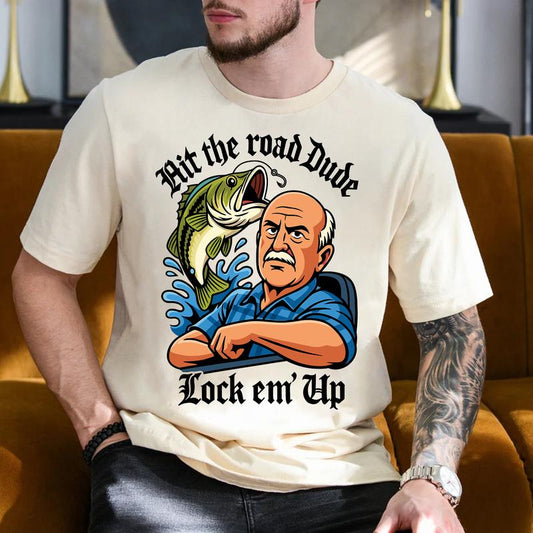 Lock Em Up ver 2 T-Shirt Viral Funny Graphic Tee Shirt