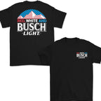 Red, White & Busch Light - Retro 4th of July Drinking Tee