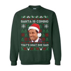 Michael Scott That's What She Said Christmas T-Shirt, The Office Funny Xmas Sweatshirt, Ugly Holiday Hoodie, Gift for Men &