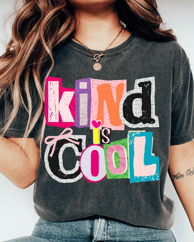 Preppy Girl Collage Y2K Shirt, Comfort Colors Shirt, Retro Coquette Positivity Tee, Trendy, Ransom Letter Typography, Christian Faith Tshirt