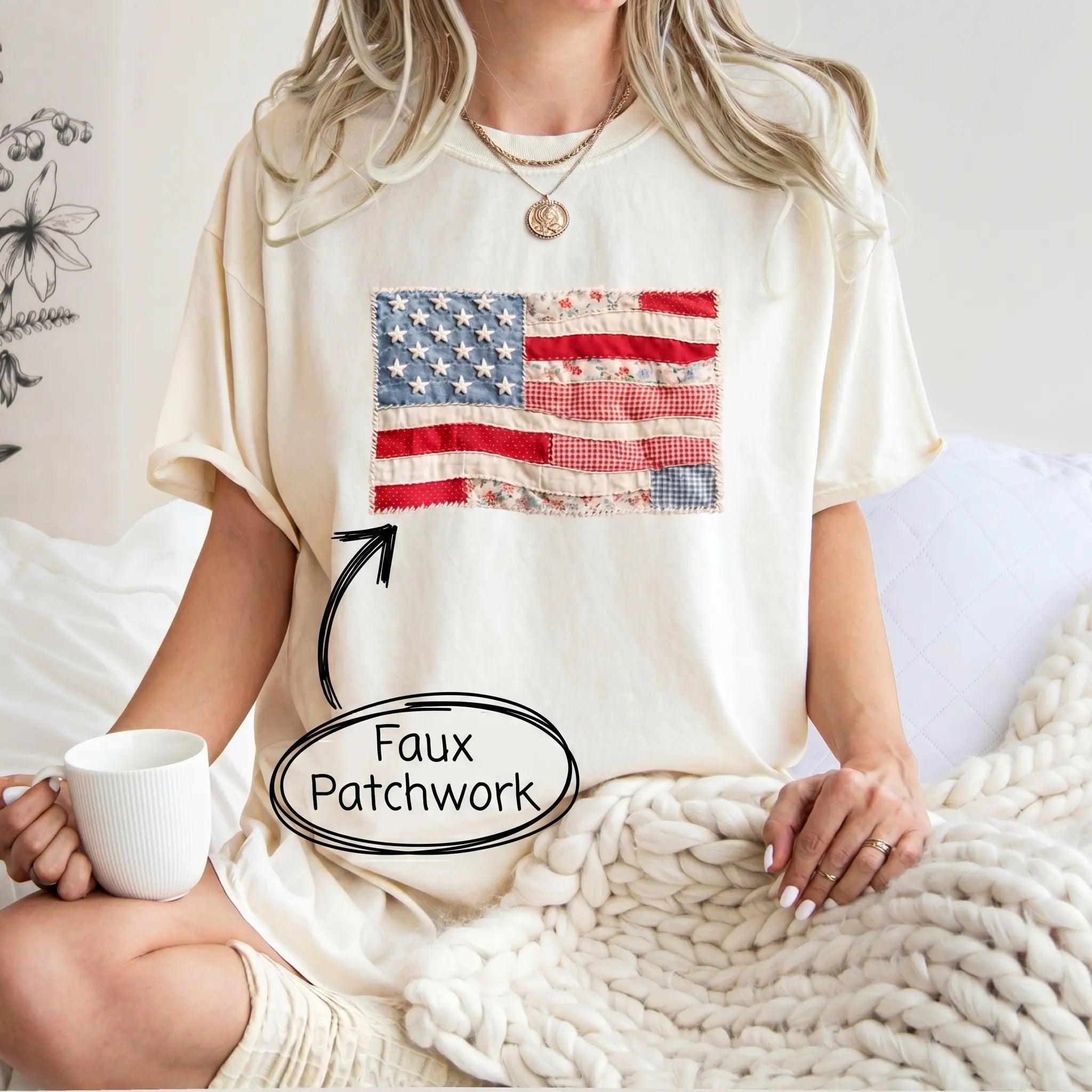 Memorial Day T-shirt American Eagle Independence Day 250 Years 1776 2026 Comfort Colors Retro American Flag Shirt, Faux Patchwork, Digital Print, vinyl ink