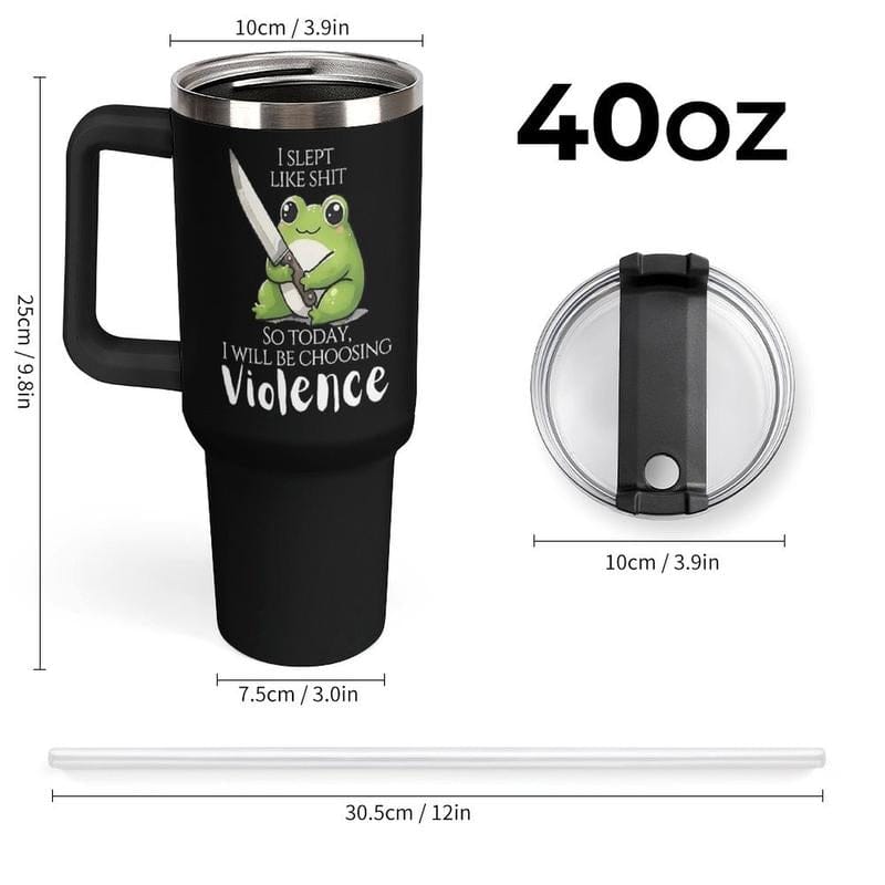 Kawaii Rude Frog Insulated Tumbler 20oz/40oz