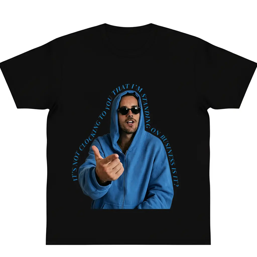 It’s Not Clocking To You Belieber Coachella Streetwear graphic tees Unisex T-Shirt | Unisex Oversized Cotton Shirt