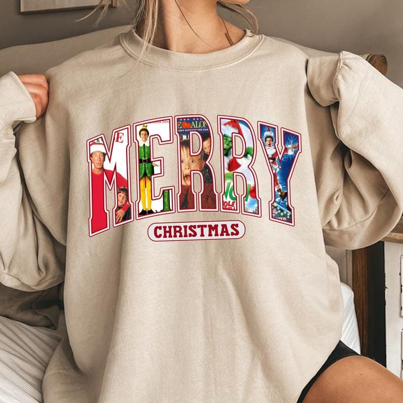 Frohe Weihnachten 90er-Jahre-Filme-Shirt 