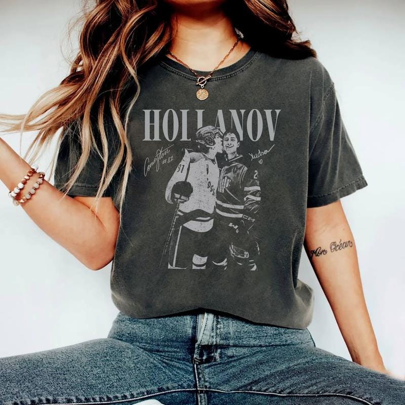 Retro Shane Hollander Ilya Rozanov Hockey Shirt, Vintage Graphic T-Shirt, Funny Hudson Williams Connor Storrie Tee, Unisex Shirt for Movie Lover
