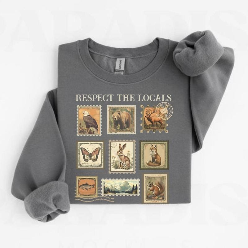 Respect The Locals Sweater Respect The Local Wildlife Crewneck