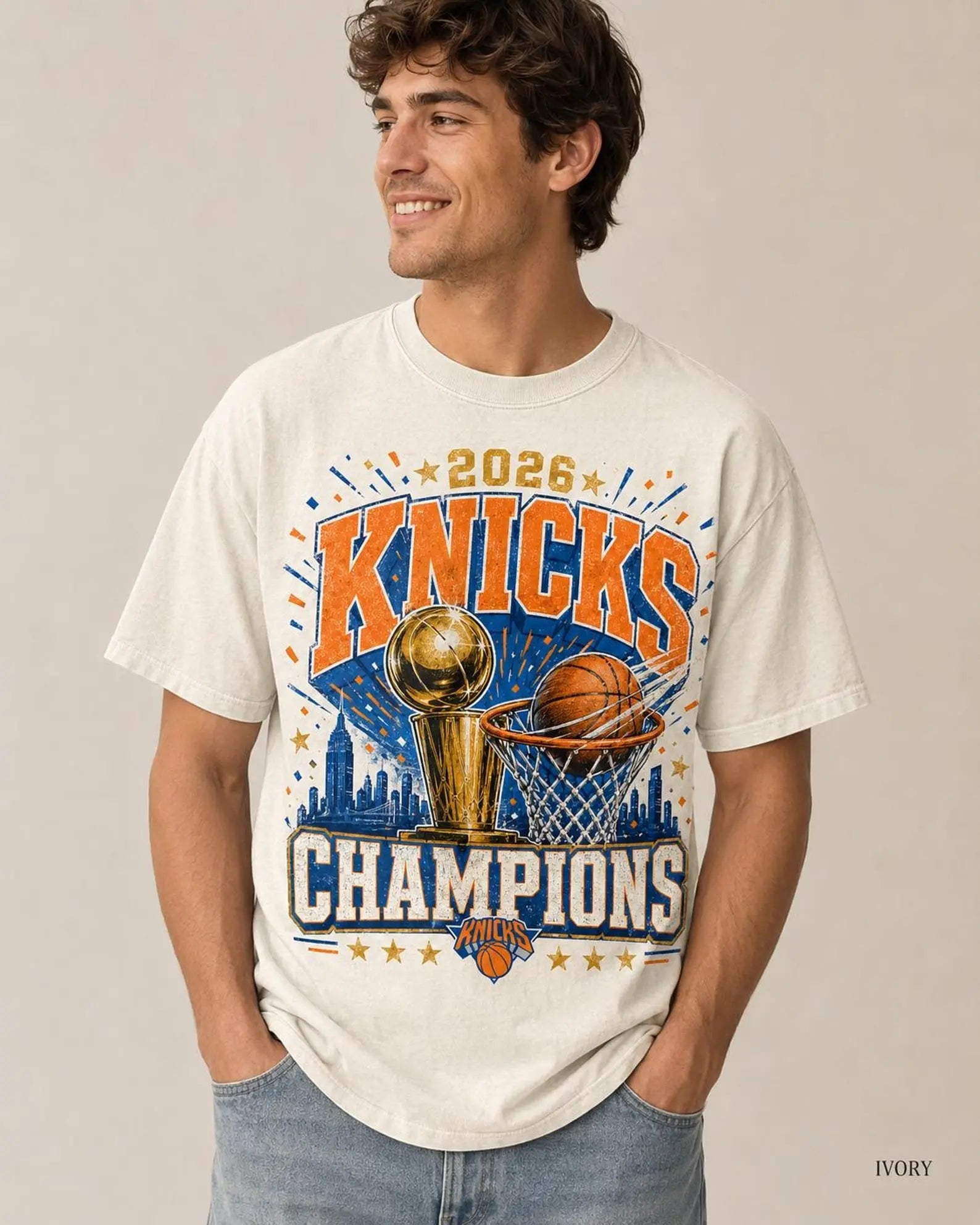 New York 2026 Shirt, Knick Champs City Hoops Basketball Tee, NY Sports Fan Gift