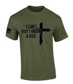 Mens Christian Tshirt I Can't But I Know A Guy Cross Short Sleeve T-shirt Fabric Menswear