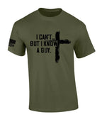 Mens Christian Tshirt I Can't But I Know A Guy Cross Short Sleeve T-shirt Fabric Menswear