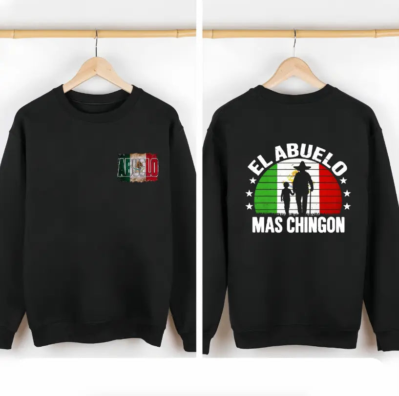 El Abuelo Más Chingón Mexican Grandpa Shirt | Funny Spanish Father’s Day Gift Tee for Dad & Grandpa