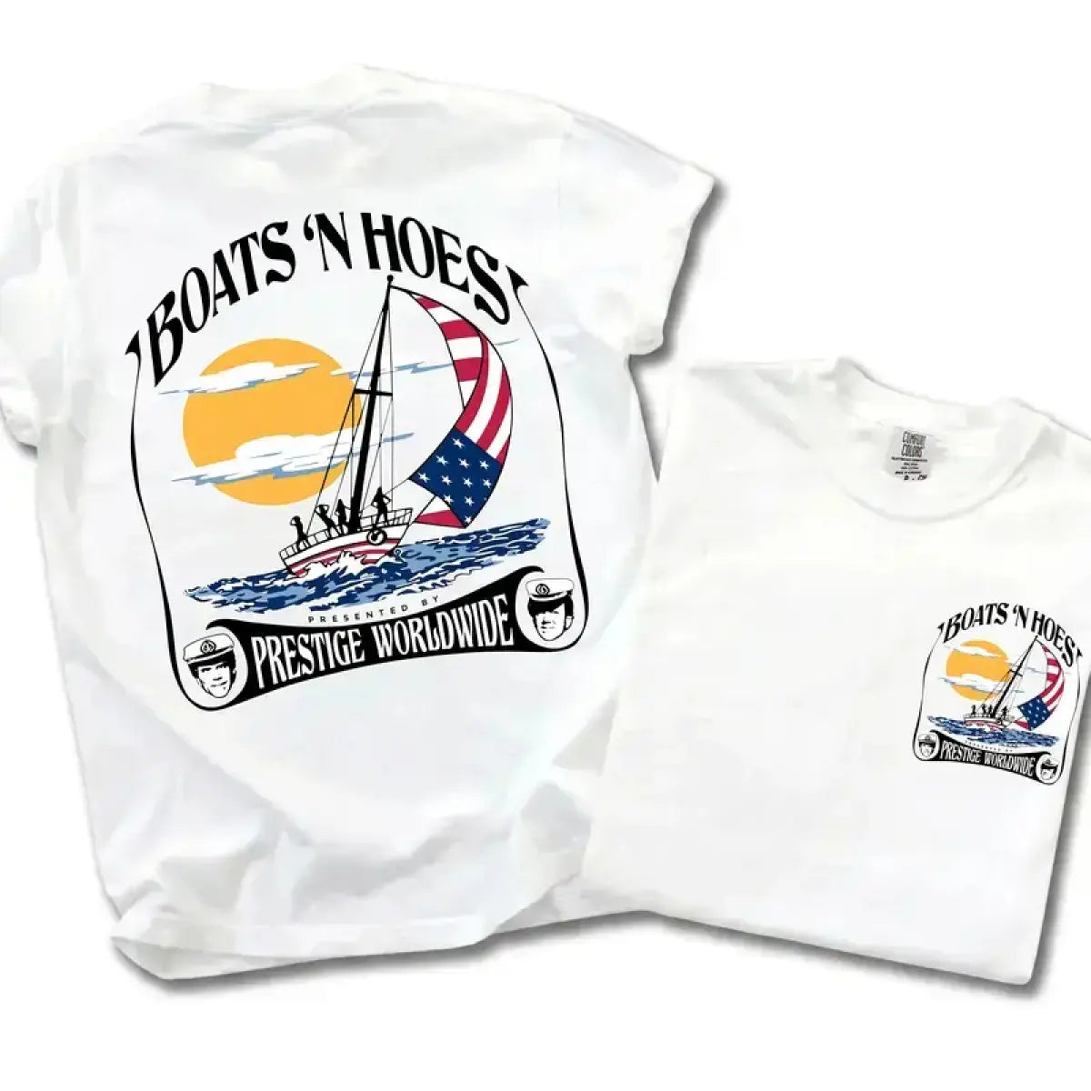 Boats N Hoez Step Brothers Movie T Shirt Men Funny Retro Summer Graphic Tee Cotton Short Sleeve Casual Streetwear Top