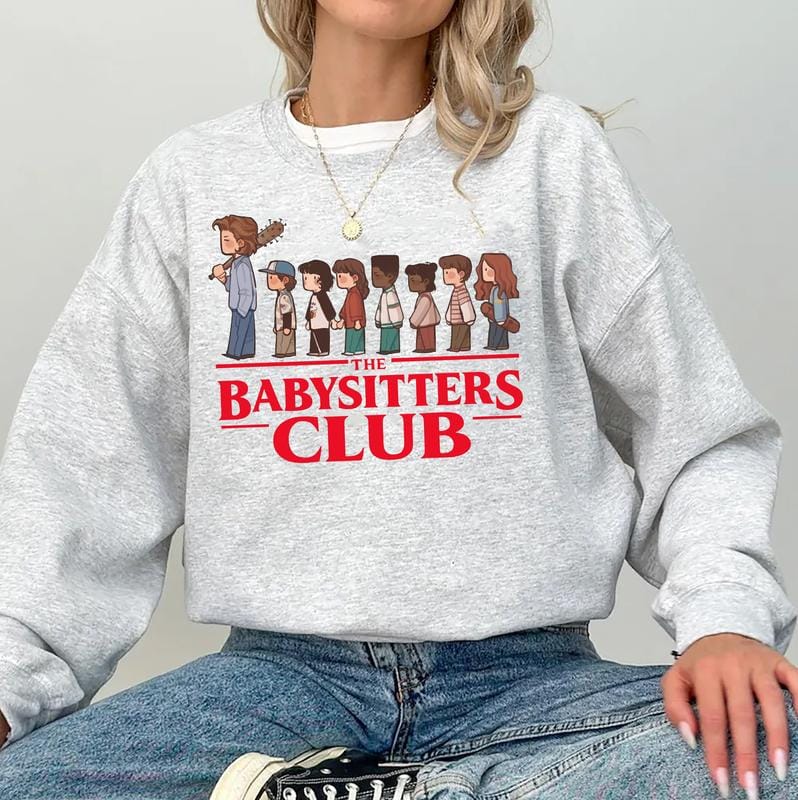 Retro Steve Babysitter Club Shirt, Vintage Hawkins Graphic Tee, Steve Harrington Shirt for Fan, Funny Fandom Sweater Hoodie