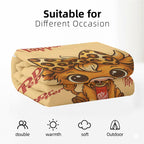 Niedliche Kuscheldecke mit Hochlandrind-Motiv, Dr. Pepper-weiche, warme Decke, ideal für klimatisierte Räume, als gemütliche Kuscheldecke für Zuhause, Büro, Reisen und Camping – das perfekte Weihnachtsgeschenk!