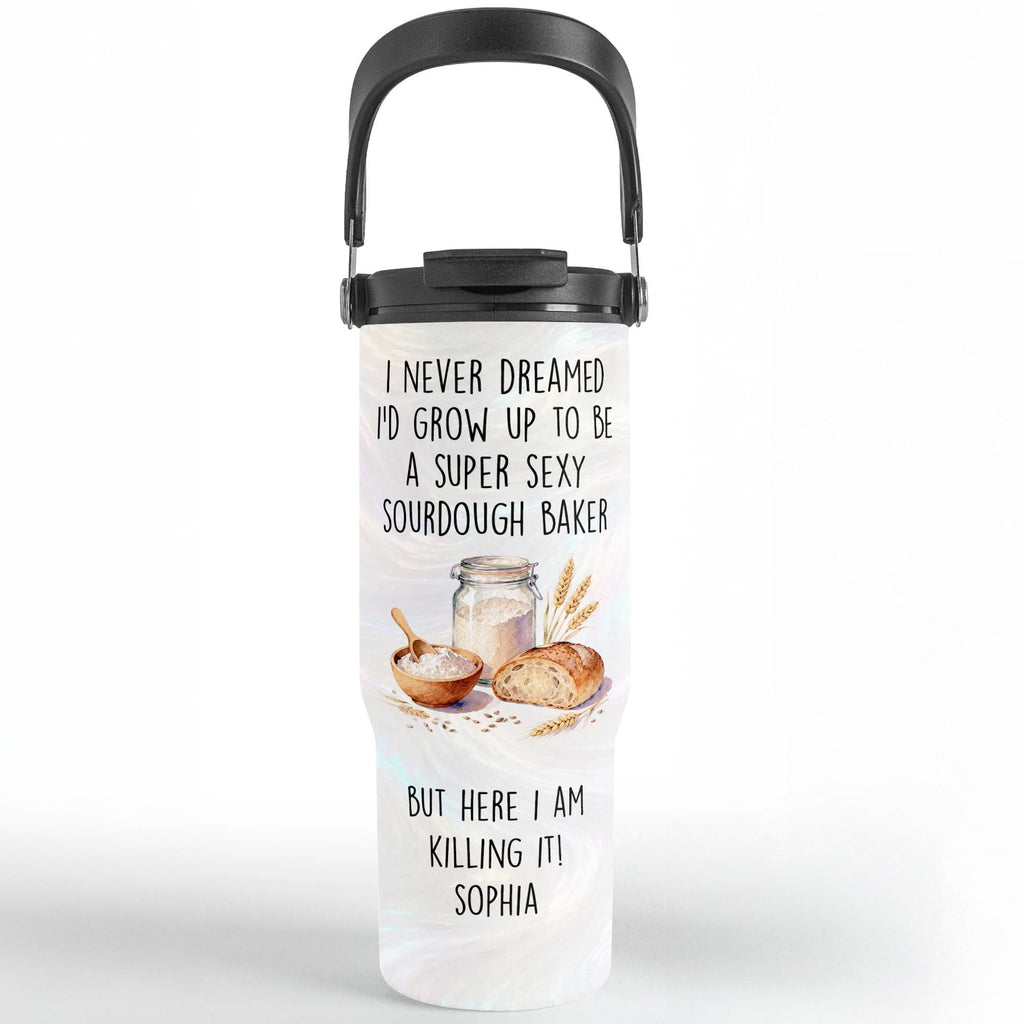 Super Sexy Sourdough Baker, Personalized 30oz Tumbler, Gift For Bakers - 8