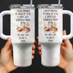 Super Sexy Sourdough Baker, 40oz Tumbler With Straw, Gift For Bakers - 3