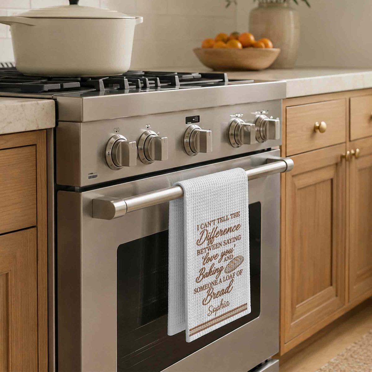 I Can't Tell The Difference, Personalized Kitchen Towel, Gift For Baking Lovers - 8