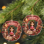 Just One More Chapter, Acrylic Ornament, Gift For Book Lovers - 5