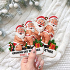 Growing Old Together, Custom Wood Ornament, Gift For LGBT Couples - 4