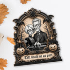 Till Death Do Us Part, Personalized Wood Plaque, Gift For Couples - 4