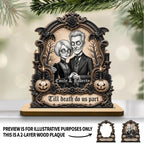 Till Death Do Us Part, Personalized Wood Plaque, Gift For Couples - 7