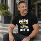 Ser Papa Es Un Honor Ser Abuelo Spanish Graphic Tee Funny Grandpa Cotton T Shirt Casual Men Gift Top