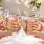 To My Daughter In Law Personalized Wine Glass, Gift For Daughter In Law - 5