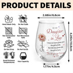 To My Daughter In Law Personalized Wine Glass, Gift For Daughter In Law - 7