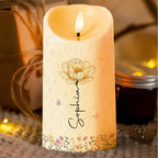 To My Daughter In Law Gift Of You, Personalized LED Candle, For Her - 5