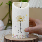 To My Daughter In Law Gift Of You, Personalized LED Candle, For Her - 7