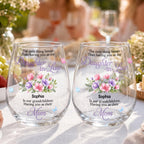 Daughter In Law Wine Glass, Gift For Daughter In Law And Mom Lovers - 4
