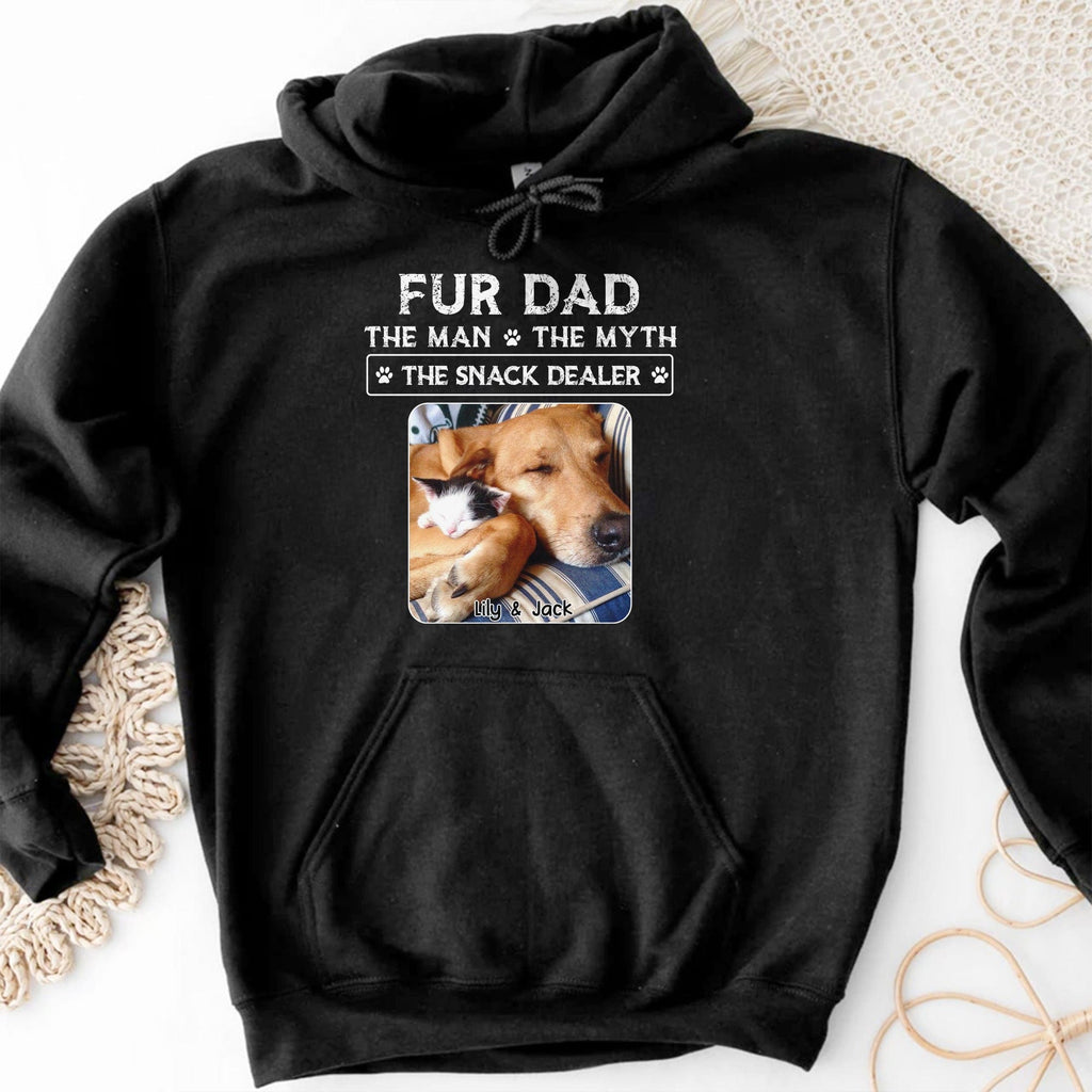Fur Dad The Man The Myth The Snack Dealer, Hoodie, Gift For Pet Lovers - 8