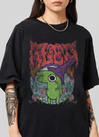 Smiling Friends Glep Vintage Heavy Metal Flowers Cartoon TShirt Sweatshirt Hoodie