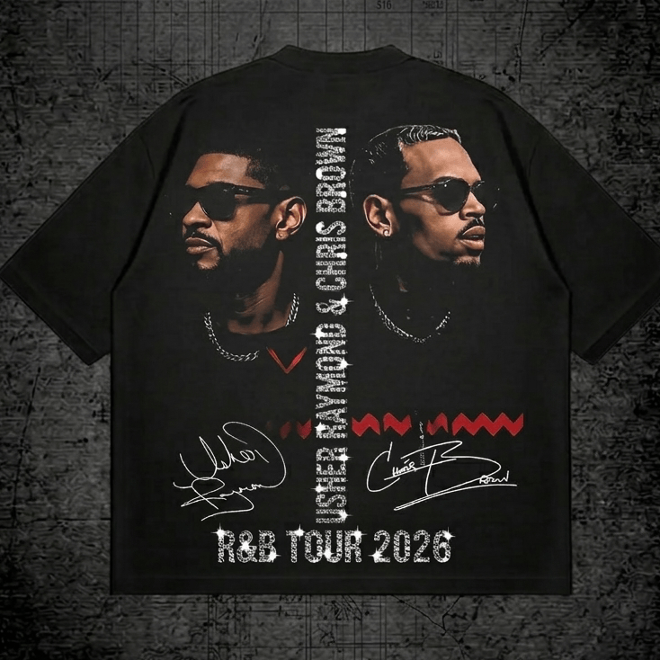 R&B Tour 2026: Raymond & Brown Graphic Tee | Premium Cotton Urban Streetwear