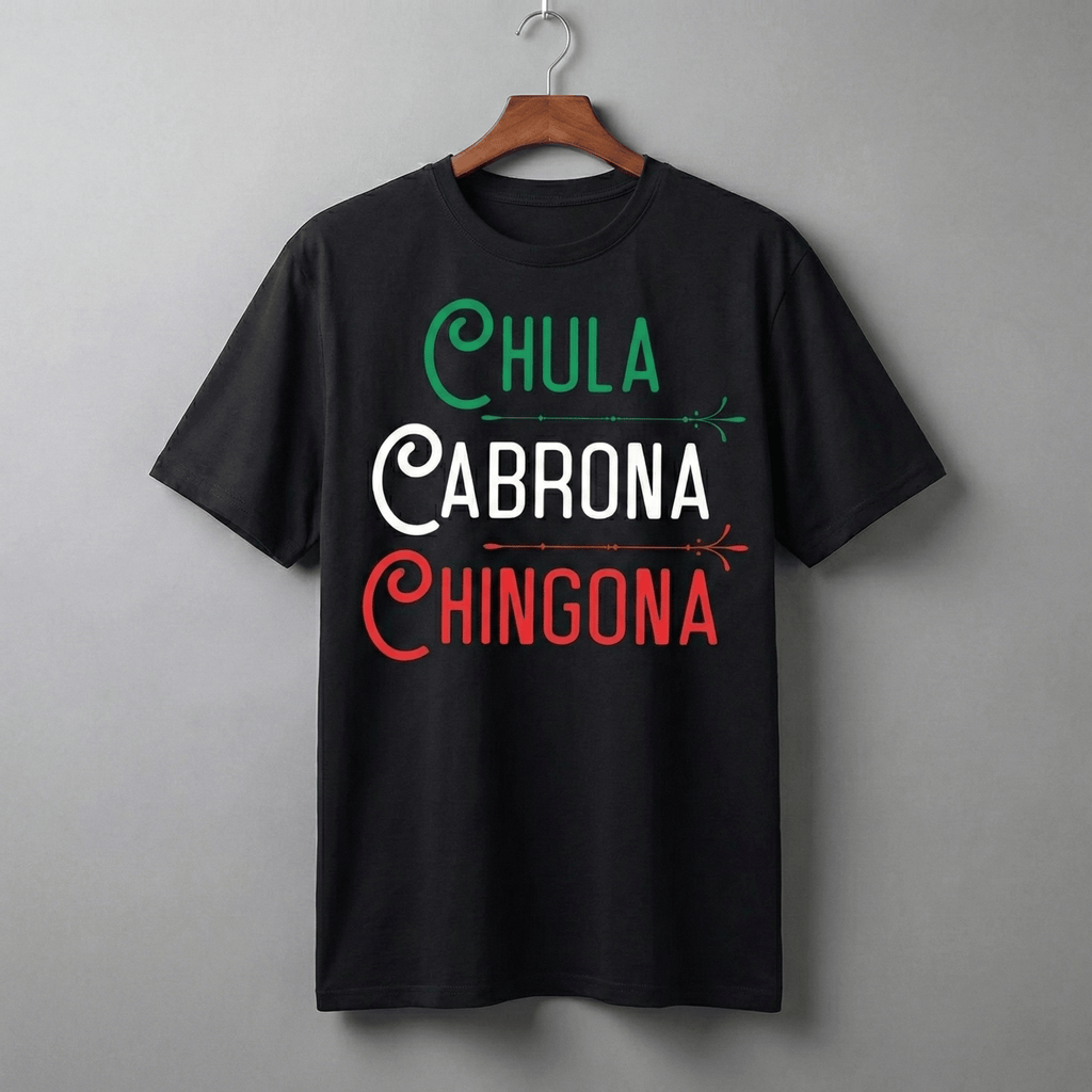 Chola Chingona Mexican Hoodie - Men's Aztec Graphic Sweatshirt