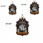 Welcome to Our Haunted Home, Personalized Custom Shaped Wood Sign, Halloween Gift - 6