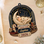 Baby's First Christmas, Custom Wood Ornament, Gift For New Parents - 4