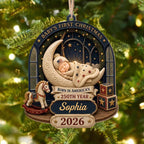 Baby's First Christmas, Custom Wood Ornament, Gift For New Parents - 2
