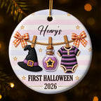 First Halloween, Ceramic Ornament, Gift For New Parents and Baby - 1