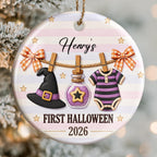 First Halloween, Ceramic Ornament, Gift For New Parents and Baby - 2