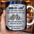 To My Son In Law, Personalized Coffee Mug, Gift for Son In Law - 1