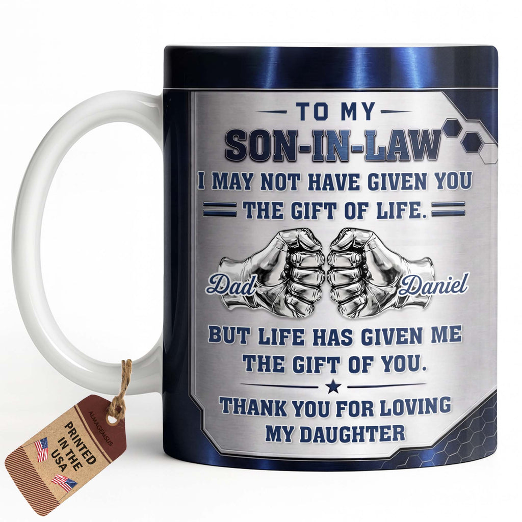 To My Son In Law, Personalized Coffee Mug, Gift for Son In Law - 11