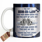 To My Son In Law, Personalized Coffee Mug, Gift for Son In Law - 11