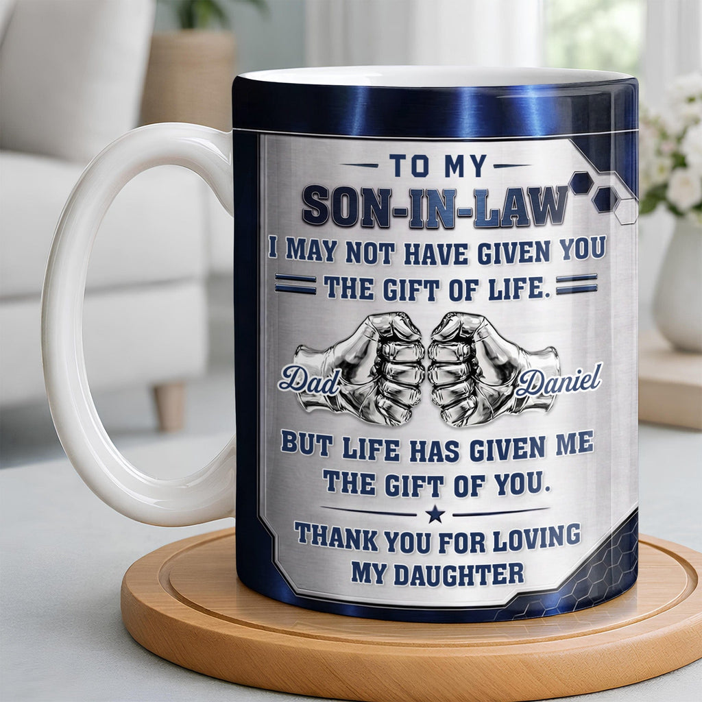 To My Son In Law, Personalized Coffee Mug, Gift for Son In Law - 8