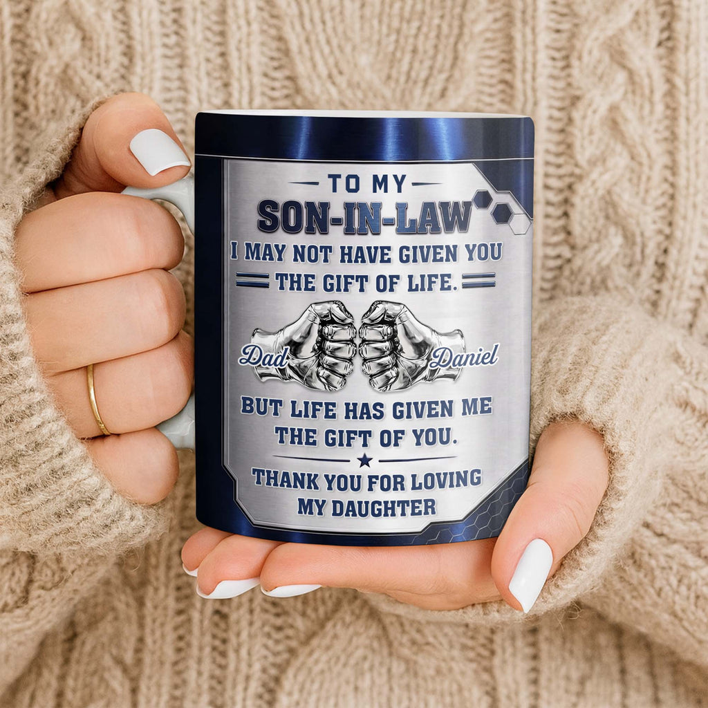 To My Son In Law, Personalized Coffee Mug, Gift for Son In Law - 10