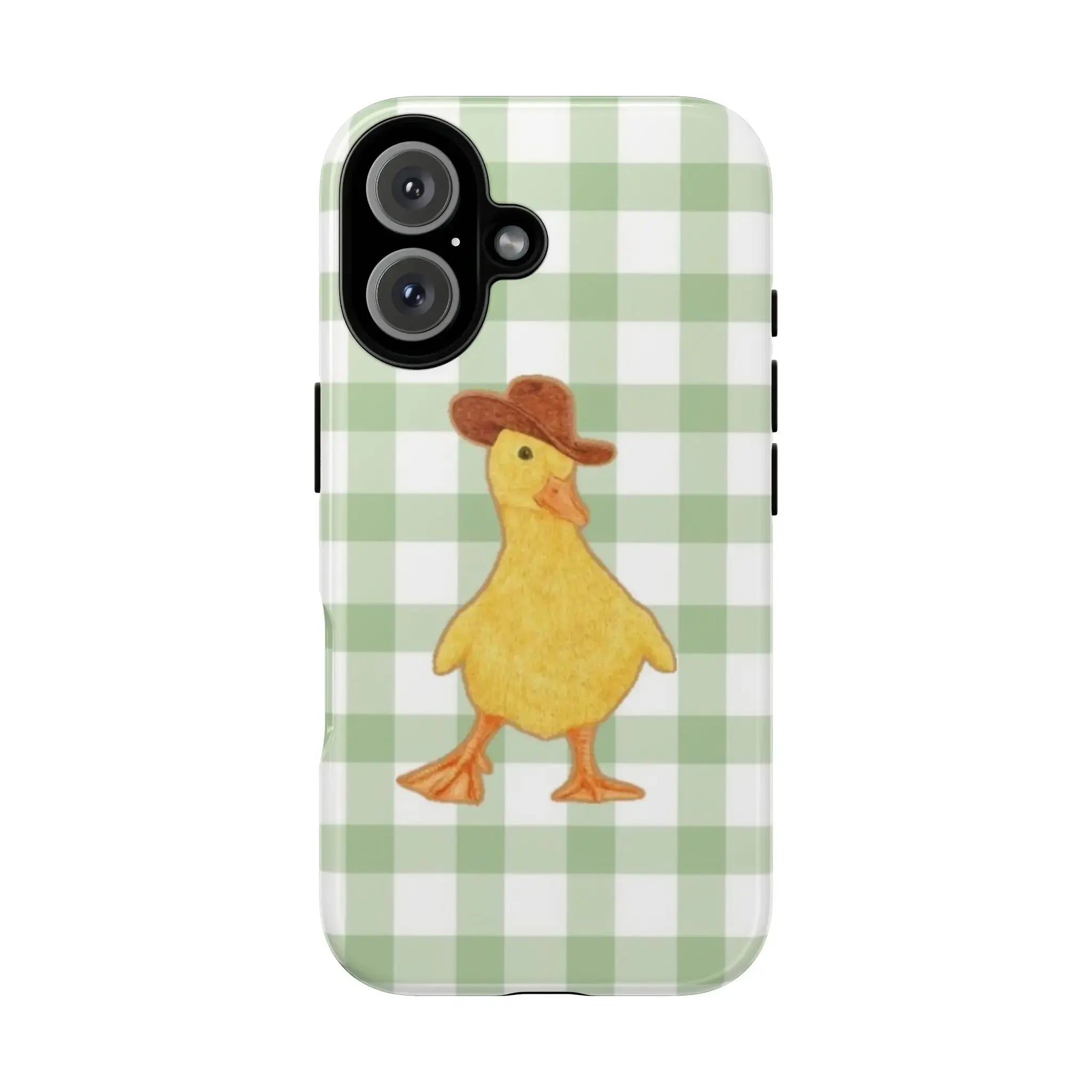 “Cowboy Duck” Aesthetic iPhone Case | Cute Western Duck Phone Cover